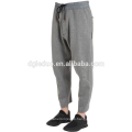 Custom design lace-up cotton fit pants for men